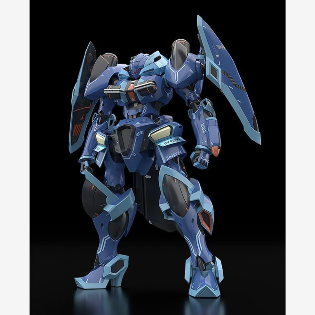 Kit Moderoid TOYBOX da Knight’s & Magic di Good Smile Company, mecha fantasy dettagliato da assemblare senza colla, ideale per fan anime e modellismo.

