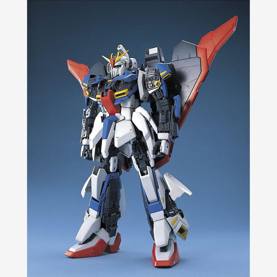 Gunpla MG Zeta Gundam MSZ-006 Master Grade trasformabile in Waverider, modello dettagliato da assemblare per fan della serie Zeta Gundam e collezionisti.