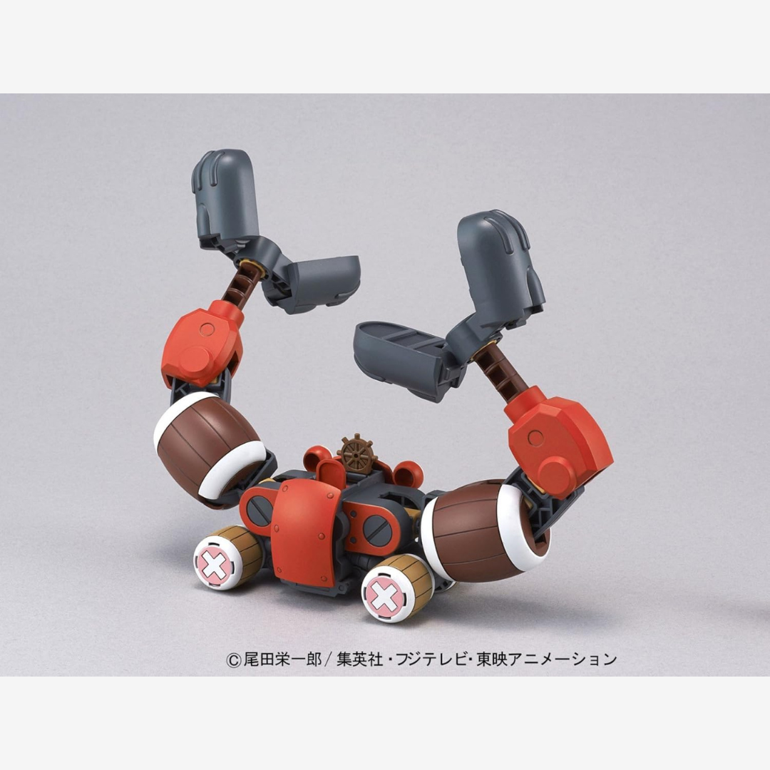 Box Bandai Chopper Robo No.5 Crane da One Piece, robot granchio rosso pilotato da TonyTony Chopper, kit modellismo da montare senza colla né verniciatura