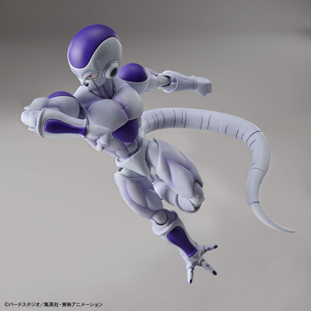 Model kit Bandai Figure-rise Standard Final Form Frieza Dragon Ball Z, personaggio articolato da assemblare senza colla in scala 1/12, plastica colorata.







